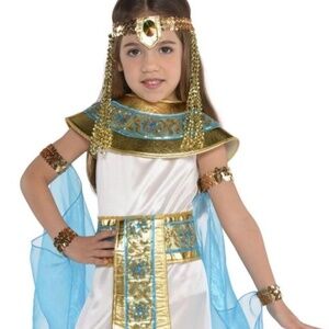 BRAND NEW girl youth Cleopatra princess dress halloween costume size S 4-6